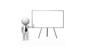 44张3D小人与白板系列PPT素材