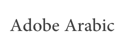 Adobe Arabic字体