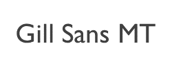 Gill Sans MT字体