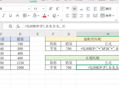 深度对比：XLOOKUP正则匹配VS通配符，谁更胜一筹？