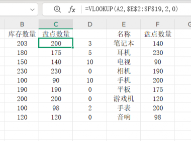 VLOOKUP一键匹配实现数据自动核对，新手也能当效率大神