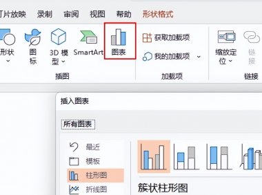 PPT中切换图表类型的方法